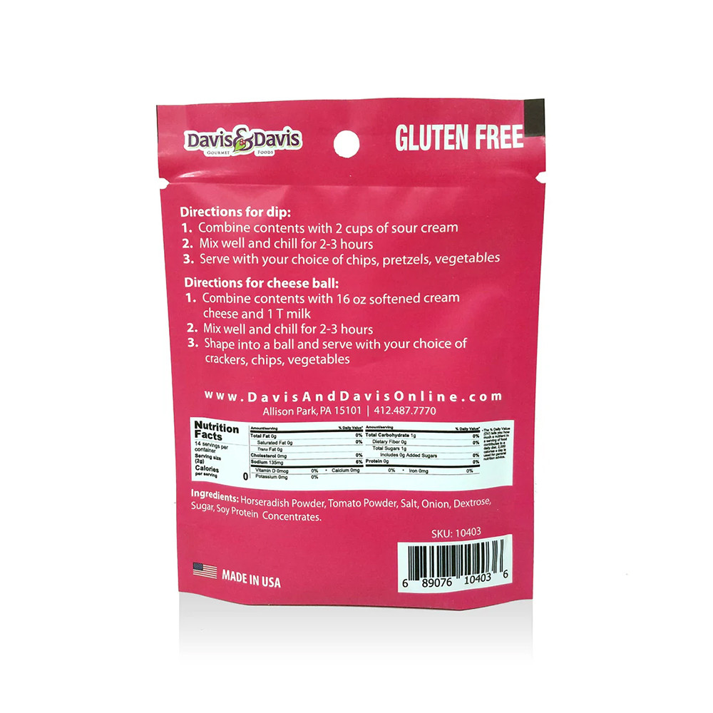 Tomato Horseradish Dip Mix Lock, Stock & Barrel