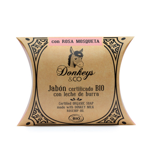Donkeys & CO. | jabón BIO con Leche de Burra (Rosa Mosqueta)