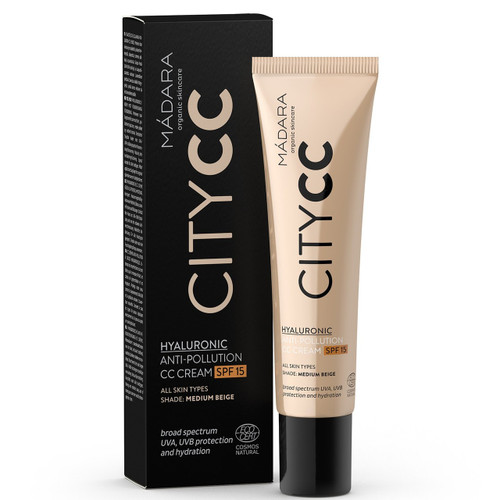 MÁDARA | CITY CC anti-pollution CC cream SPF15 (medium beige)