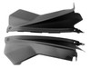 Upper Inner Fairings in Matte Twill Weave Carbon Fiber for Aprilia RSV4 2009-2011