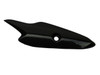 Lower Exhaust Cover in Glossy Twill Weave Carbon Fiber for Kawasaki Z900 2017+