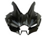 Front Fairing with Air Intakes in Glossy Twill Weave Carbon Fiber for Kawasaki H2