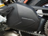 Swingarm Cover in Matte Plain Weave Carbon Fiber for Ducati Panigale V4 installed