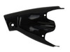 Dual Exhaust Cover in Glossy Plain Weave Carbon Fiber for Ducati Scrambler