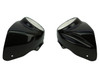 Exhaust caps (with heat foil) in Glossy Plain Weave Carbon Fiber for Ducati Panigale 959