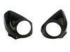 Exhaust caps (with heat foil) in Glossy Plain Weave Carbon Fiber for Ducati Panigale 959