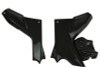 Under Tank Side Panels in Glossy Plain Weave Carbon Fiber for Ducati Multistrada V4