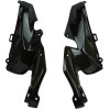 Inner Side Panels in Glossy Twill Weave Carbon Fiber for Kawasaki Z900 2020-2024