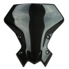 Larger Windscreen in Glossy Twill Weave Carbon Fiber for Kawasaki Z900 2020-2024