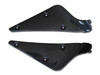 Radiator Covers for Triumph Daytona 675 06-12 in Glossy Plain Weave Carbon Fiber