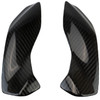 Headlight Covers in Glossy Twill Weave Carbon Fiber for Yamaha MT-09 2021+