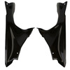 Air Duct Covers in Glossy Twill Weave Carbon Fiber for Yamaha R7