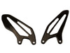 Heel Guards in Glossy Twill Weave Carbon Fiber for Yamaha R7 2022+