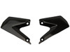 Heel Guards in Glossy Twill Weave Carbon Fiber for KTM 690 SMC,R 2008-2018