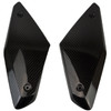 Side Panels in Glossy Twill Weave Carbon Fiber for Honda CBR650R 2019+