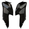 Side Panels in Glossy Twill Weave Carbon Fiber for Kawasaki ZX10R 2021+
