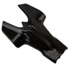 Top of License Plate Bracket in Glossy Twill Weave Carbon Fiber for Triumph Speed Triple 1200