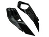 Air Intake Covers in Glossy Twill weave Carbon Fiber for Kawasaki H2