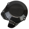 Alternator Cover in Glossy Twill Weave Carbon Fiber for Aprilia RSV4 2021+, Tuono V4 2021+