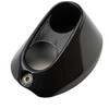 Exhaust Cap in Glossy Plain Weave Carbon Fiber for Ducati DesertX