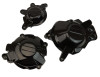 Set of Engine Covers in Glossy Twill Weave Carbon Fiber for Honda CBR1000RR 2012-2016

