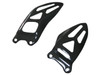 Glossy Plain Weave Carbon Fiber Heel Plates for Suzuki GSXR 1000 09-16