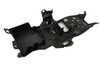 Unfinished side of Undertray in Glossy Twill Weave Carbon Fiber for Yamaha R3, R25, FZ-03/ MT-03 2015-2024