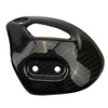 Lower Exhaust Cover in Glossy Twill Weave Carbon Fiber for Yamaha Tenere 700 