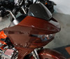 Front Fairing in Black and Orange Carbon Fiber for Harley-Davidson Road Glide 2024+