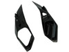Air Intake Covers in Glossy Twill weave Carbon Fiber for Kawasaki H2