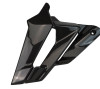 Left Side of Belly Panels in Glossy Plain Weave Carbon Fiber for Ducati Streetfighter V4 2025+
