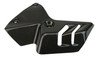 Left Side Exhaust Cover in Glossy Plain Weave Carbon Fiber for Ducati XDiavel V4 2025+