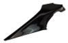 Left Side Under Seat Cover in Glossy Twill Weave Carbon Fiber for Yamaha MT-07 2025+