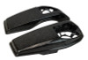 Saddle Bag Lids - Audio Version in Glossy Gorged Weave Carbon Fiber for Harley-Davidson Road Glide, Street Glide 2024+


