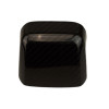 License Plate Light Cover in Glossy Twill Weave Carbon Fiber for Harley-Davidson Road Glide, Street Glide 2024+ 

