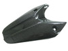 Glossy Twill Weave Carbon Fiber Rear Hugger for Triumph Daytona 675 2013+