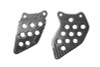 Heel Plates in Glossy Twill Weave Carbon Fiber for Honda CBR 600RR 03-16