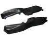 Glossy Plain Weave Carbon Fiber Air Tube Covers for Ducati 749, 999