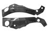 Glossy Plain Weave Carbon Fiber  Frame Covers for Suzuki GSXR 1000 05-06