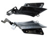 Mid Fairing Inserts for Yamaha R6 03-05 in Glossy Plain Weave Carbon Fiber