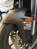 Front Fender (front part) in Matte Twill Weave Carbon Fiber for KTM 1290 Super Duke R 2014-2019, GT 2017-2024