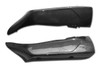 Upper Exhaust Covers in Glossy Plain Weave Carbon Fiber for Yamaha R1 09-14