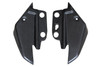 Small Tail Fairings ( w/ internal lugs & foam) in Glossy Plain Weave Carbon Fiber for Aprilia Shiver 2007-2010