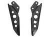 Heel Plates in Glossy Plain Weave Carbon Fiber for Ducati Multistrada DS1000/1100