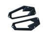 Heel Plates in Matte Twill Weave Carbon Fiber for Kawasaki Z800