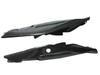 glossy Plain Weave Carbon Fiber Rear Under Seat Fairings for Aprilia Tuono V4 2011-2020