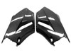 Side Fairings in Glossy Twill Weave Carbon Fiber for Honda CBR600RR 2013+