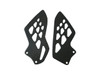 Glossy Plain Weave Carbon Fiber Heel Guards for BMW S1000RR, S1000R