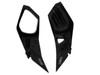 Air Intake Covers in Glossy Twill weave Carbon Fiber for Kawasaki H2