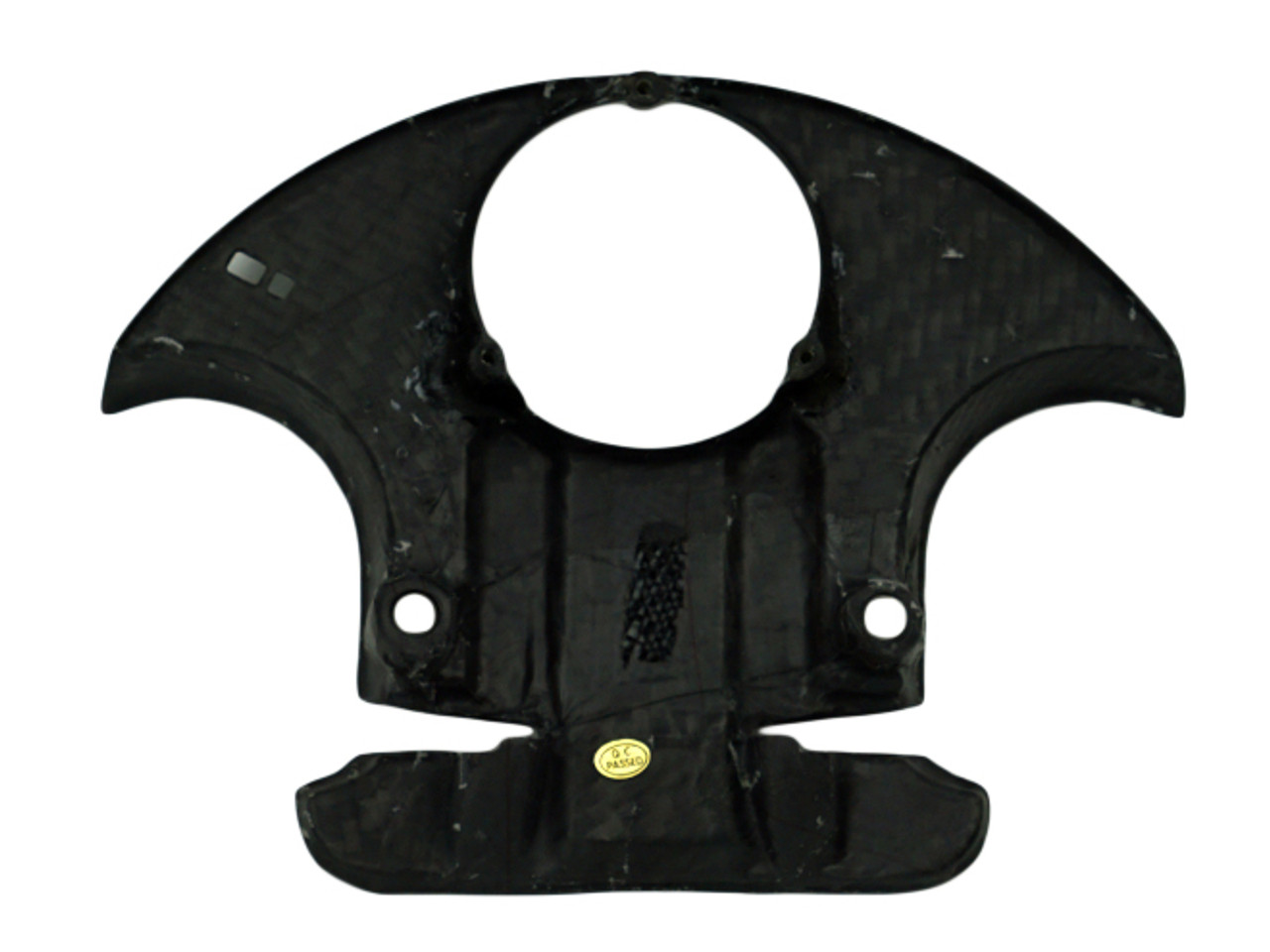 Horn Mount Triple Face Plate in Glossy Twill Weave Carbon Fiber for KTM 1290 Super Adventure